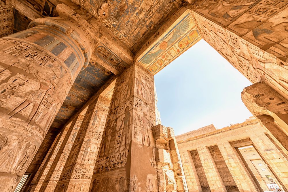 The,Temple,Of,Ramesses,Iii,In,Luxor,,Egypt